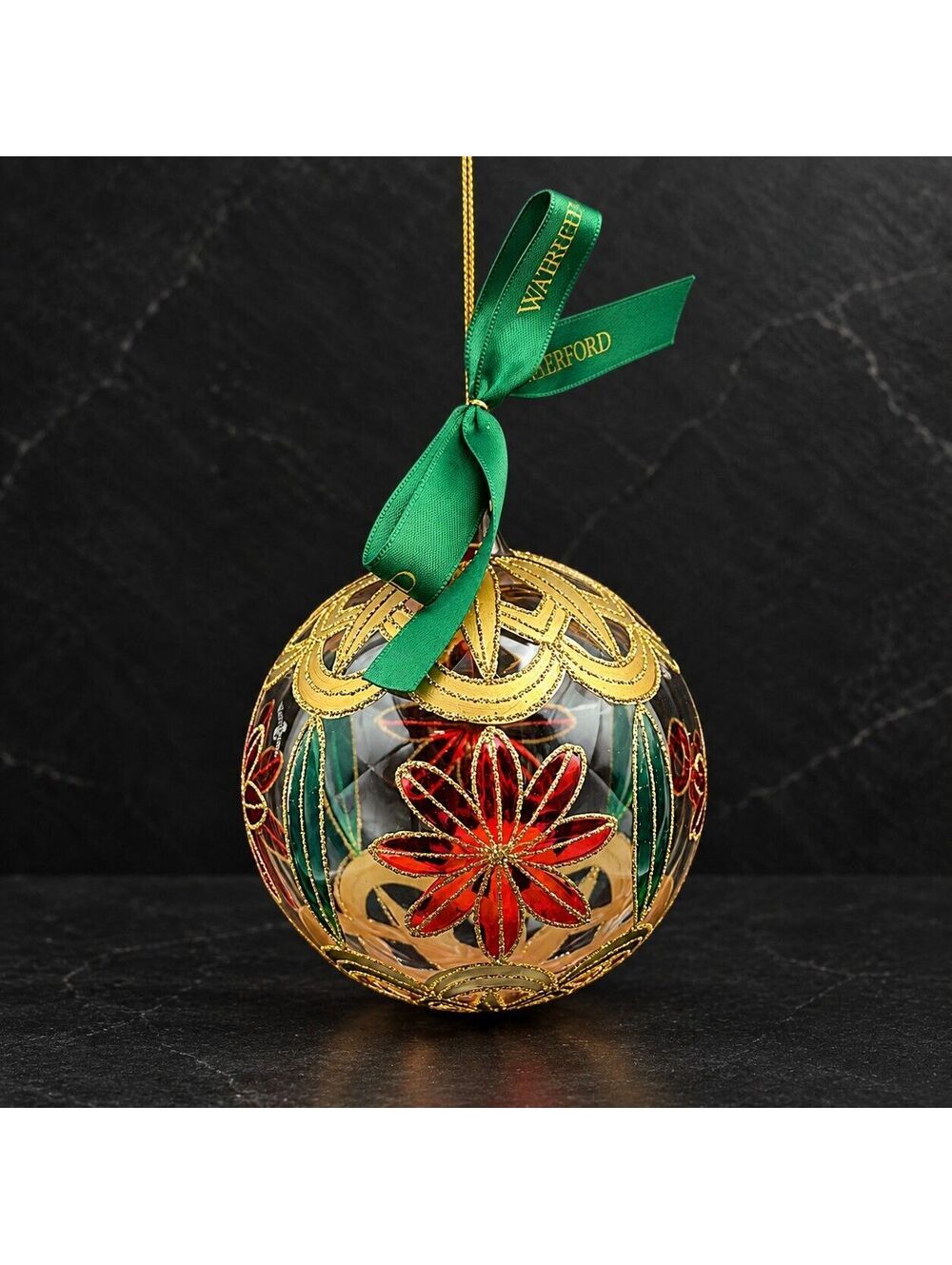 Vintage Waterford Crystal Millennium Ball 2000 Ornament Original Box